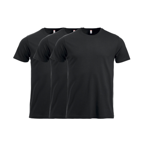 Clique New Classic-T 3-pack Svart
